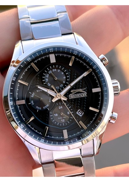 Italyan Tasarım Bileklik Hediyeli 2 Yıl Garantili 10 Atm Çelik Erkek Kol Saat ESL.N1936.1 fırsatları