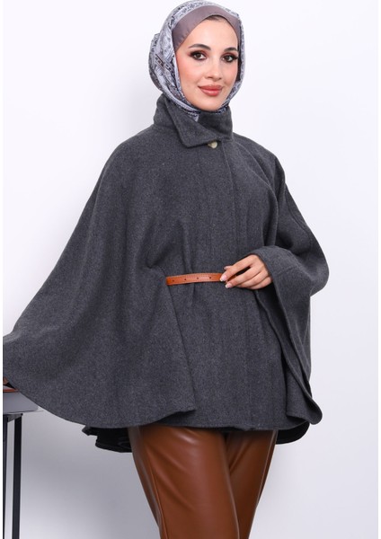 Antrasit Hakim Yaka Bel Kemerli Panço