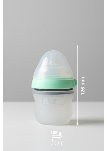 Comfort Plus Antikolik Silikon Biberon – Doğal Emme & Yavaş Akışlı (0-3 Ay) Yenidoğan