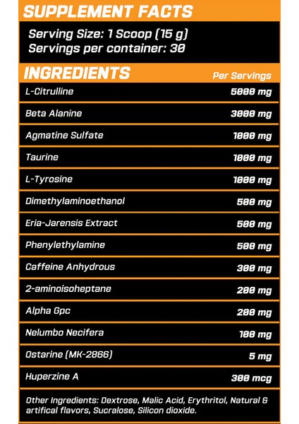 Grımlabs Reaper Resurrectıon Demon Brew 30 Servıngs PREWORKOUT+MK2866 Ostarine fiyatları