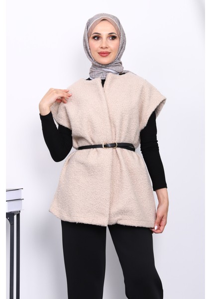 Vizon Bel Kemerli Orkide Yelek