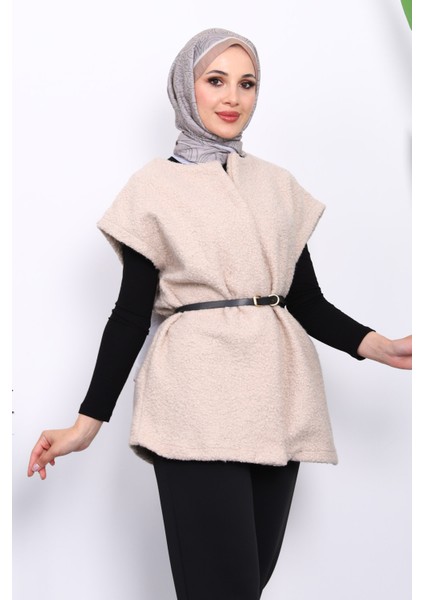 Vizon Bel Kemerli Orkide Yelek modelleri