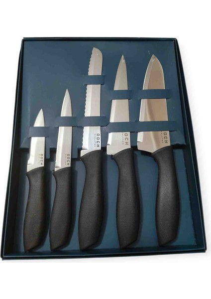 5'li Bıçak Seti - Şef Doğrama Ekmek Soyma Meyve Bıçağı fiyatları