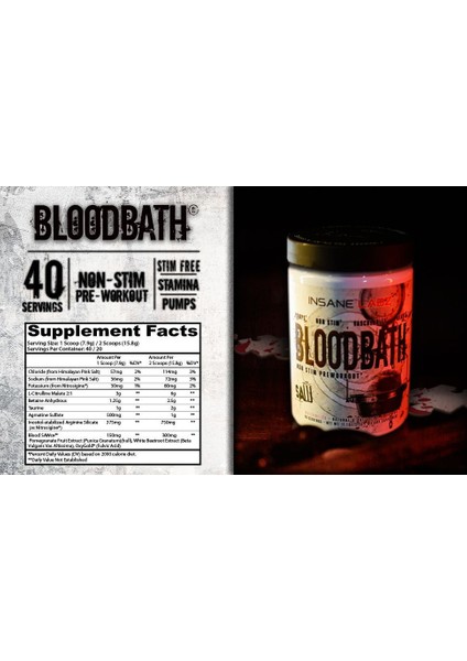 Saw Bloodbath Preworkout fiyatları