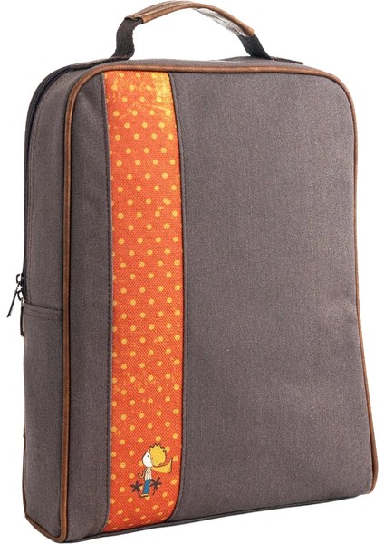 Antrasit Küçük Prens Desenli Laptop & Sırt Çantası