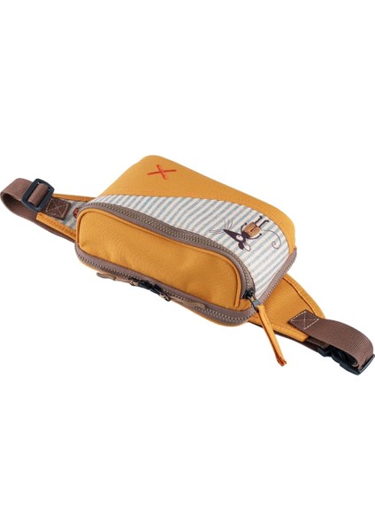 Sarı Fare Desenli Kanvas Unisex Göğüs ve Bel Çantası indirimleri