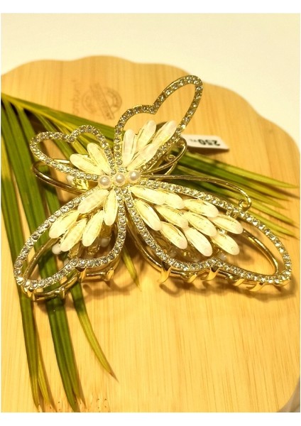 10 cm Lüks Gösterişli Renkli Metal Kıstırma Toka