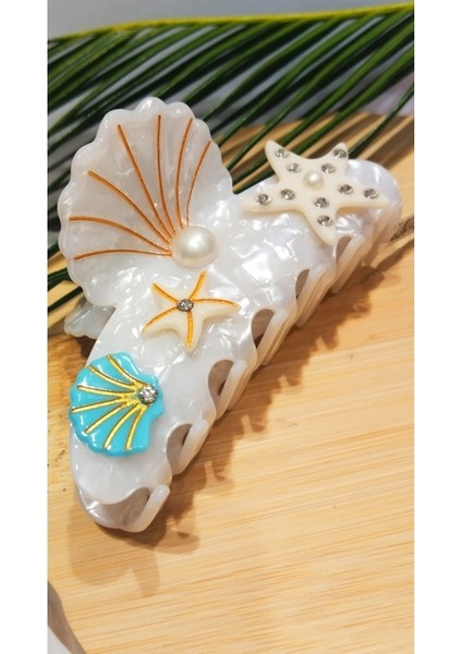 10 cm Lüks Gösterişli Renkli Kıstırma Toka