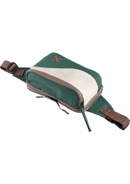 Yeşil Krem Kanvas Unisex Göğüs ve Bel Çantası modelleri