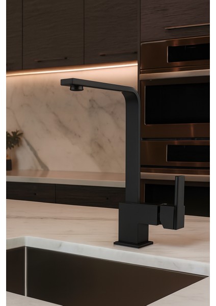 Kare Mutfak Eviye Bataryası Sıcak Soğuk Girişli - 2 Yıl Garantili