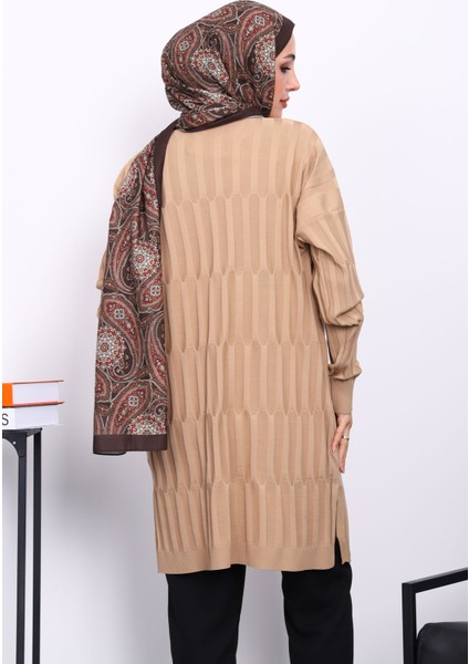 Bisküvi Soğuk İplik Merserize Triko Tunik fırsatları