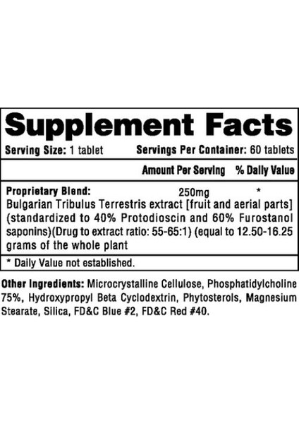 Hitech Tribesterone Tribestan Bulgarian Tribulus 60 Tablet fiyatları
