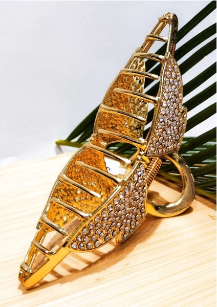 11 cm Lüks Gösterişli Renkli Metal Kıstırma Toka