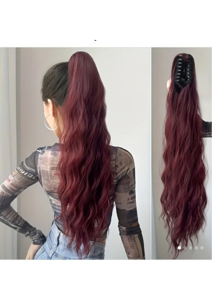 Peruk Tepelik Cıtcıt At Kuyrugu Fiber Isıya Dayanıklı Yeni Nesil Saç