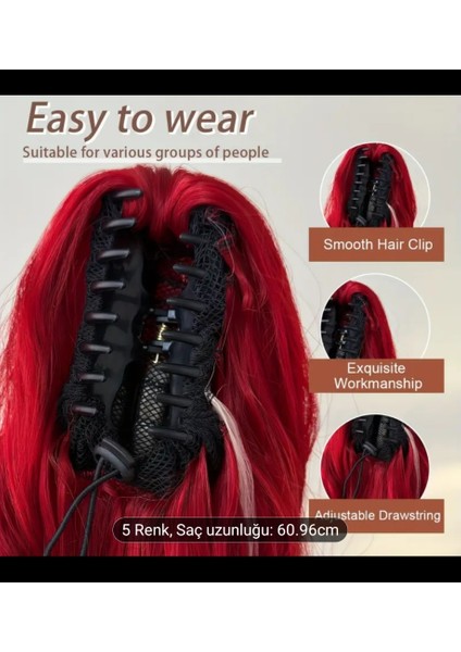 Peruk Tepelik Cıtcıt At Kuyrugu Fiber Isıya Dayanıklı Yeni Nesil Saç fiyatları