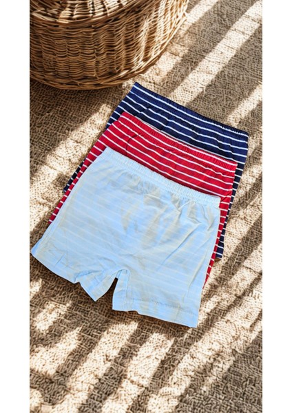 Kız Çocuk Şort Külot Penye Kumaş 3-4 Yaş 3 Lü Paket