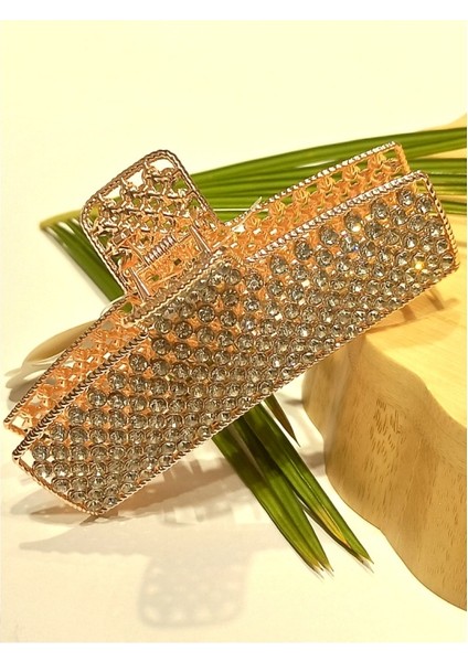 Lüks Tasarım Metal Taşlı Toka