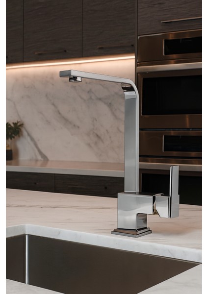 Kare Mutfak Eviye Bataryası Sıcak Soğuk Girişli - 2 Yıl Garantili fiyatları