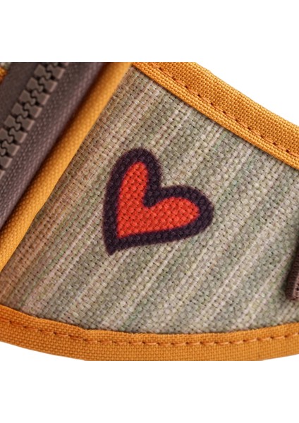 Sarı Renkli Kedi & Köpek Desenli Kanvas Unisex Göğüs ve Bel Çantası modelleri