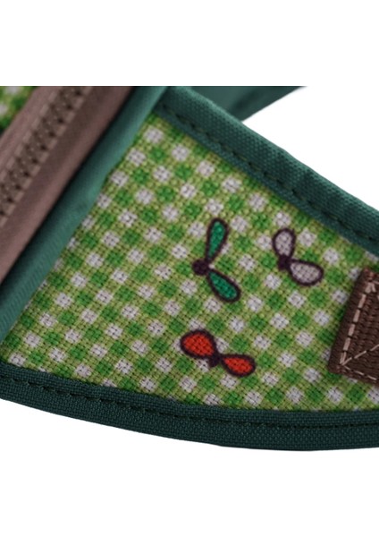 Yeşil Kurbağa Desenli Kanvas Unisex Göğüs ve Bel Çantası fiyatları