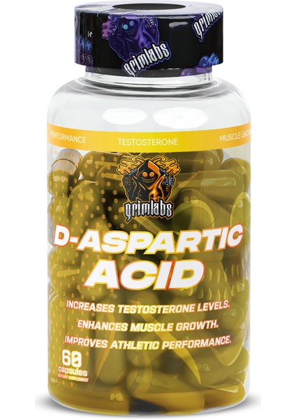 Daa, D-Aspartic Acid 500MG 60 Servings