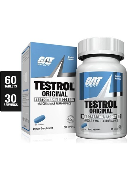 Gat Testrol Tribulus+Dopa Mucuna+Saw Palmetto+Ginkgo Biloba Testo Booster Original 60 Tablet