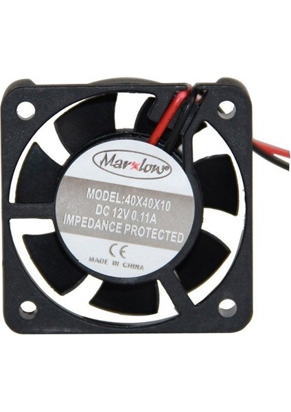 Fevaris Elektronik 0.08A 40X40X10MM 12VDC 2 Kablolu Fan
