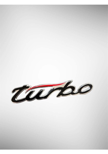 Turbo Arma Alüminyum Sticker 14 cm Oto Aksesuar