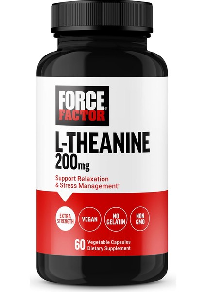 Extra Strength L-Theanine Stress Relief, And Supporting Calm Relaxation 200MG 60 Veg fiyatları
