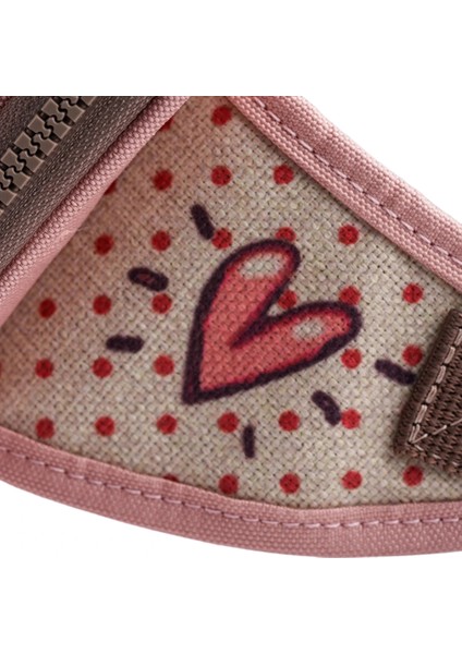 Pembe Domuz Desenli Kanvas Unisex Göğüs ve Bel Çantası modelleri