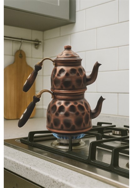 Eterna El Dövmesi Bakır Çaydanlık fiyatları