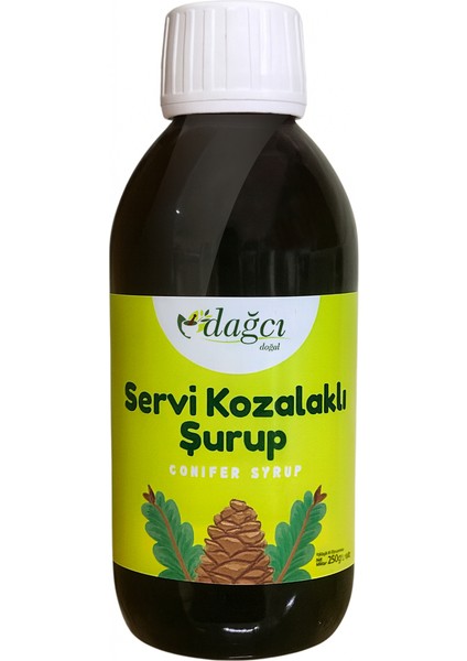 Servi Kozalaklı Çocuk Şurubu 250 G – Bitki Ekstreli Solunum ve Bağışıklık Desteği, Doğal Bal, Propolis Içerikli