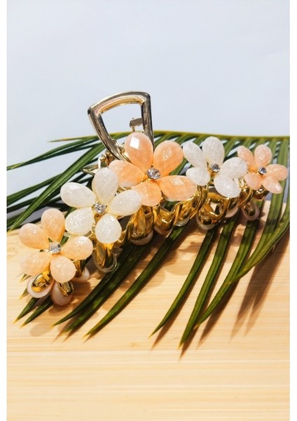 10 cm Lüks Gösterişli Renkli Metal Kıstırma Toka