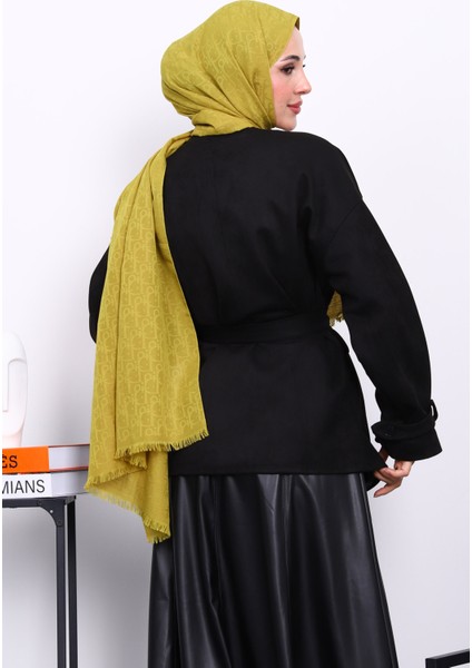 Siyah Kol Apoletli Astarlı Süet Ceket fırsatları