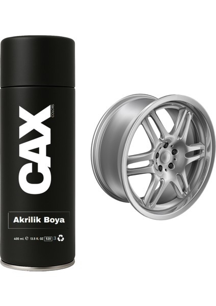 Gümüş Gri Araba Jant Sprey Akrilik Özel Yapım Sprey Boya 400 ml