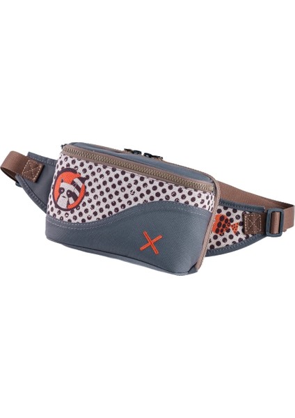 Antrasit Rakun Desenli Kanvas Unisex Göğüs ve Bel Çantası indirimleri