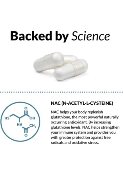 Nac 600 Mg N-Acetyl Cysteine For Liver Health Immune Support & Antioxidant 200 Caps fırsatları