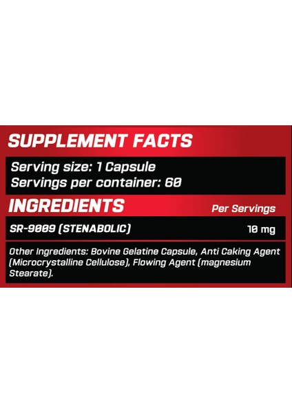 Bloodlust SR9009 Stenabolic 10 Mg 60 Caps fiyatları