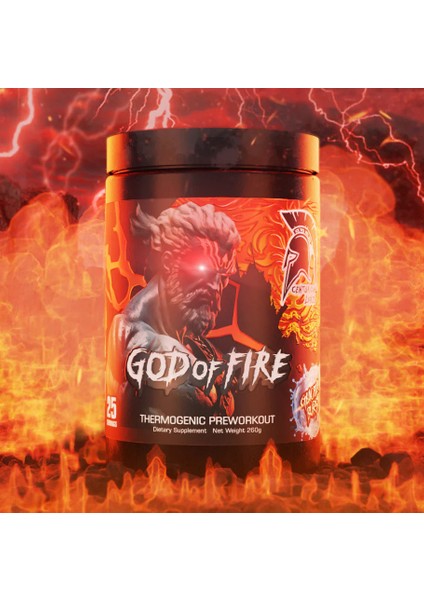 God Of Fire Thermo Ripped Pump Pre-Workout
