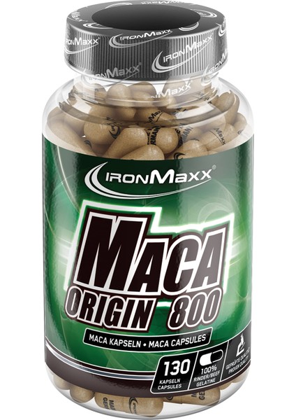 Ironmaxx 910MG Maca (Matcha) Origin 800 Mg Capsules 130 Caps
