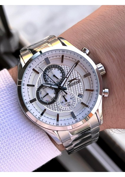 Italyan Tasarım Bileklik Hediyeli 2 Yıl Garantili 10 Atm Çelik Erkek Kol Saat ESL.N1936.2 modelleri