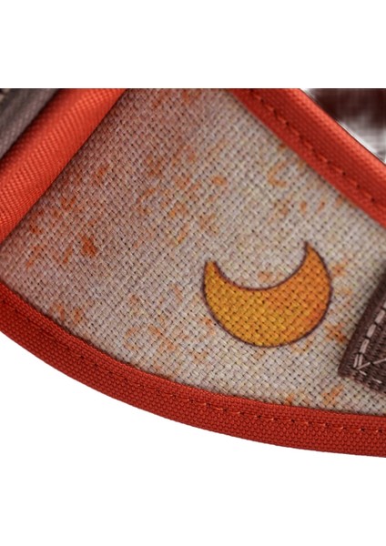 Turuncu Baykuş Desenli Kanvas Unisex Göğüs ve Bel Çantası fiyatları