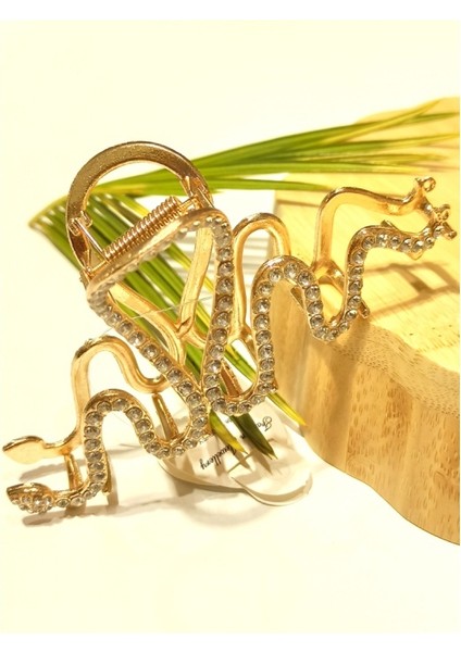 Lüks Tasarım Metal Taşlı Toka