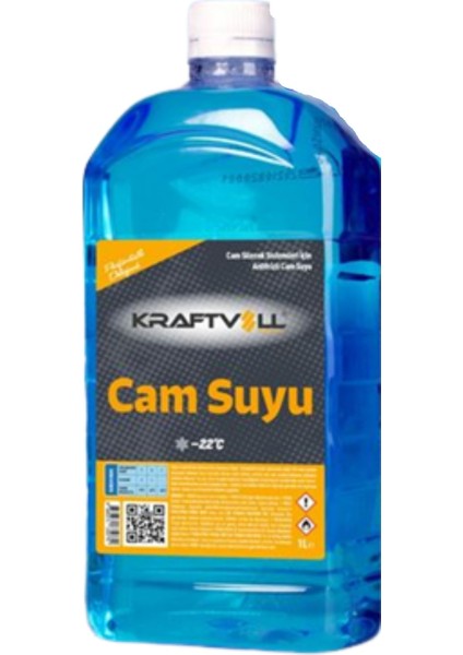 Antifirizli Mavi Cam Suyu -20 Derece 1 Litre