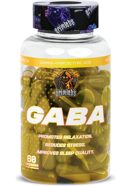 Grımlabs Gaba 500 Mg 60 Servıngs