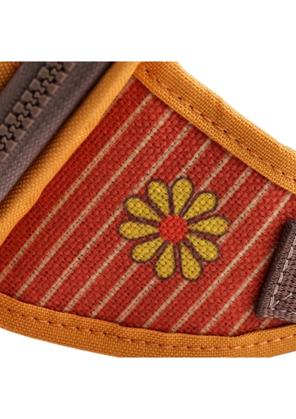 Sarı Kuş Desenli Kanvas Unisex Göğüs ve Bel Çantası modelleri