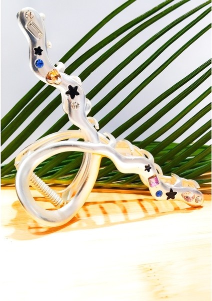 12 cm Lüks Parlak Renkli Toka