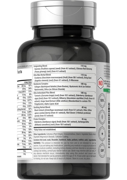 Mens Multivitamin 50 Plus 60 Caplet Calcium Magnesium Molybdenum Vitamin A, B, C, D & E 50+ fırsatları