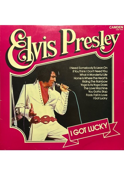 Elvis Presley I Got Lucky Lp Plak