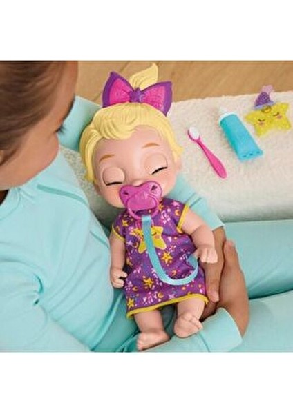 Uykucu Bebeğim Sarışın 28 cm Pijama Partisi Oyun Seti Kız Çocuklar İçin modelleri